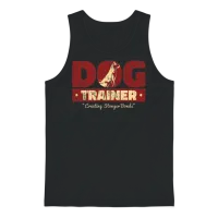 Dog Trainer Lovers Unisex Tank Top - Black – 1