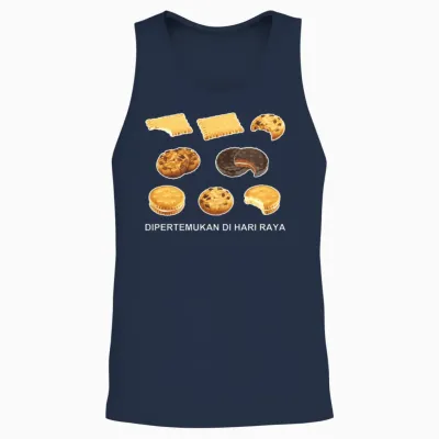 Cookies Funny Unisex Tank Top - Navy