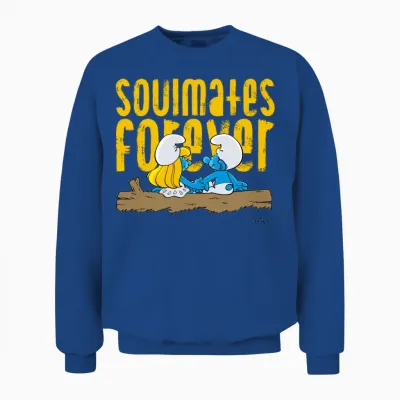 The Smurfs Gift Soulmates Forever Unisex Sweatshirt - Royal