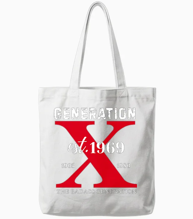 Gen X 1969 Bevor Du Geboren Wurdest, War Sissie Totenkopf Tote Bags in White