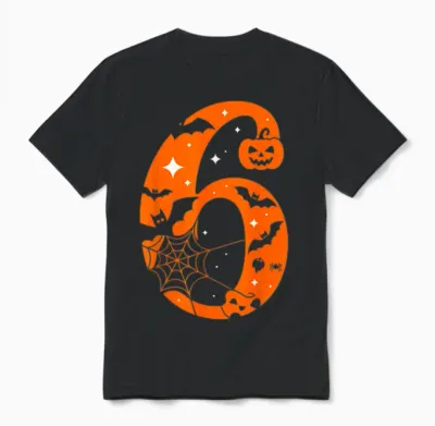 Couple Halloween Costume 6 7 Rizz Six Seven Meme Unisex T-Shirt - Black