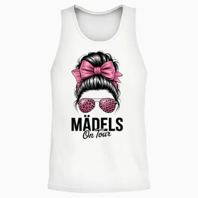 Girls on Tour Girls' Excursion Holiday Mallorca Unisex Tank Top - White