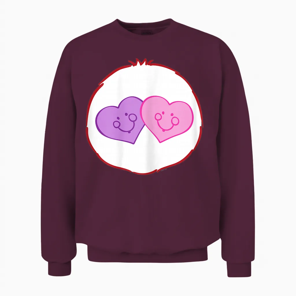 Care Bears Always There Bear Belly Halloween Costume Unisex Sweatshirt in Maroon