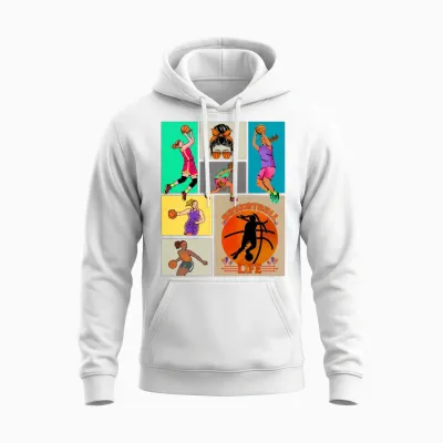 Women's Basketball - Girls Sport Lovers Unisex Hoodie - White