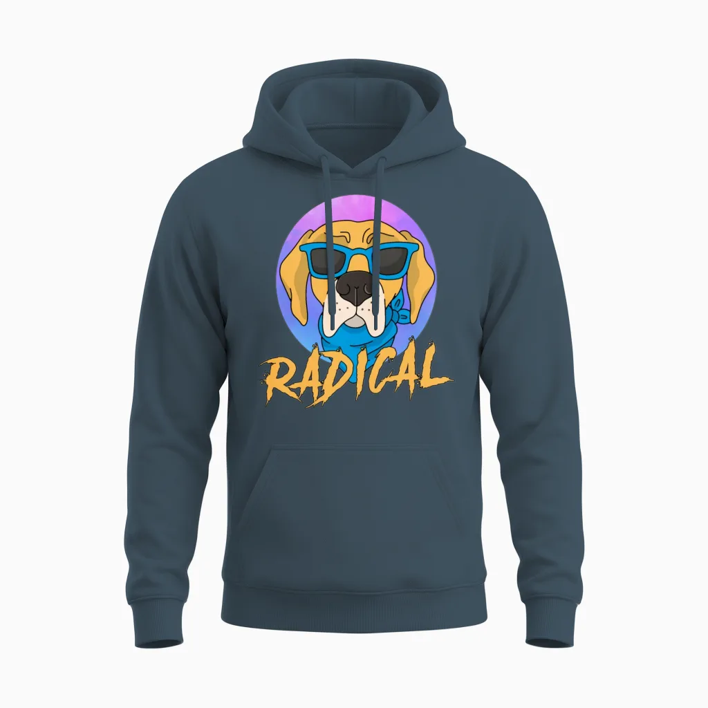 Dog Lovers Gift Unisex Hoodie in Dark Heather