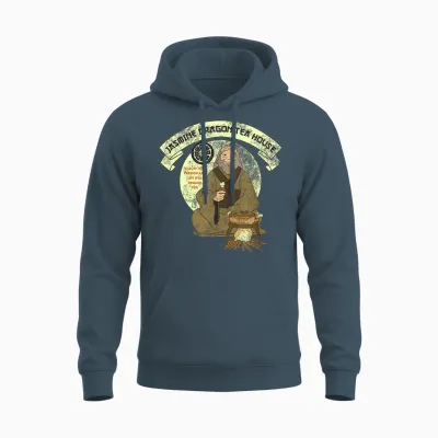 Avatar: the Last Airbender Iroh Jasmine Dragon Tea House T-Shirt Small Unisex Hoodie - Dark Heather