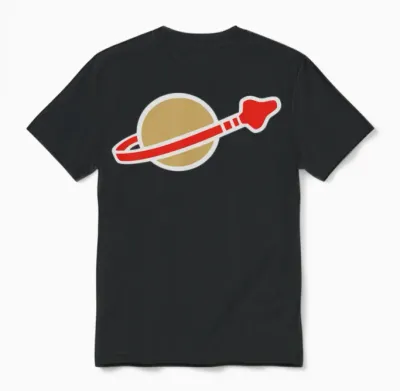 Classic Space Unisex T-Shirt - Black