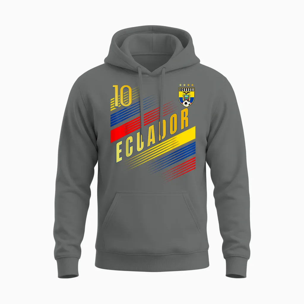 Ecuador Flagge Ecuadorian Pride Lovers Unisex Hoodie in Graphite Heather