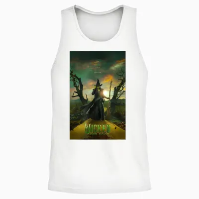 Wicked: for Good Elphaba Yellow Brick Road Unisex Tank Top - White