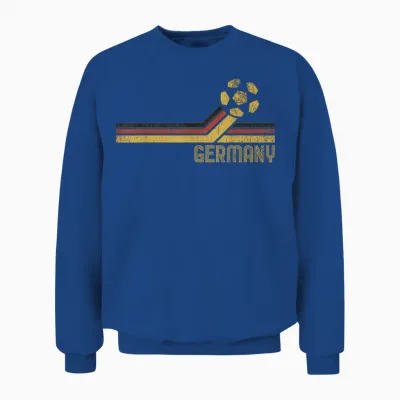 Deutschland Fußball 2026 Deutsche Fans Retro Vintage Unisex Sweatshirt - Royal