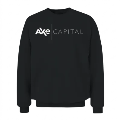 Billions Axe Capital Horizontal Logo Unisex Sweatshirt - Black