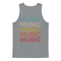 Retro Music — Lovers Unisex Tank Top - Sport Grey – 1