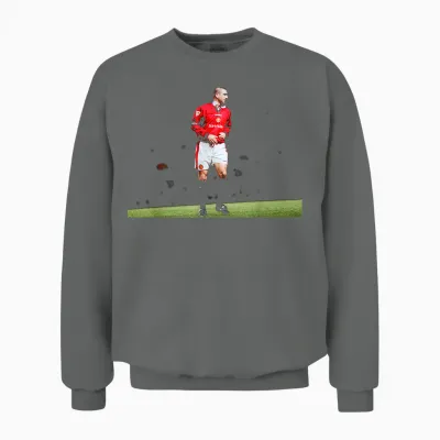 Coupe Du Monde De Football De Man Utd Franc Eric Cantona 1996 Unisex Sweatshirt - Graphite Heather