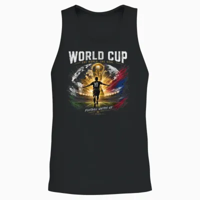 Fußball - Wm World Cup 2026 Unisex Tank Top - Black