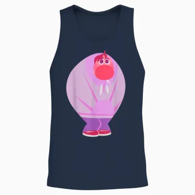 Disney and Pixar’s Inside Out 2 Embarrassment Costume Unisex Tank Top - Navy