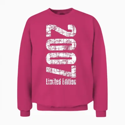 18 Years Old Man 2007 Birthday 18 Years Limited Edition Unisex Sweatshirt - Heliconia