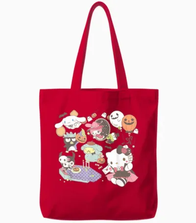 Sanrio Characters Costume Party Halloween Tote Bags - Red
