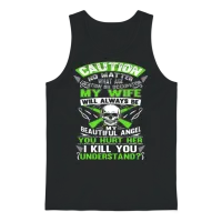 My Wife - My Wife - My Wife Will Always Be Beaut Unisex Tank Top - Black – 1