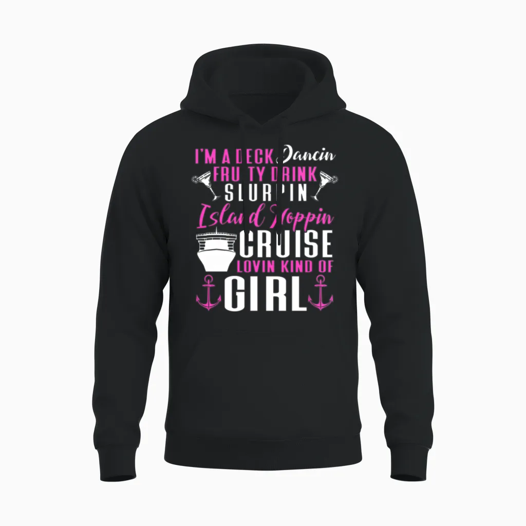 Cruising Cruise Ship Summer & Beach Gift Unisex Hoodie in Black