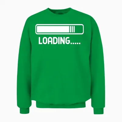 Loading.... Loading Bar Unisex Sweatshirt - Irish Green