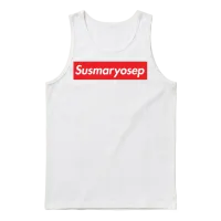 Susmaryopep Funny Filipino Meme Graphics Design Unisex Tank Top - White – 1