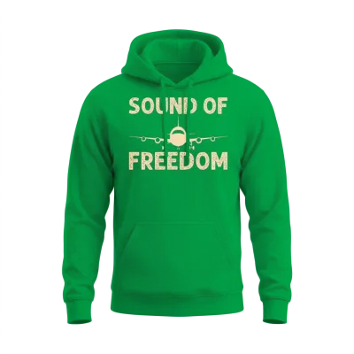 Jet Noise Sound of Freedom Model Kit Builders Airc Unisex Hoodie - Irish Green