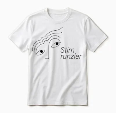 Stirnrunzler White Unisex T-Shirt - White