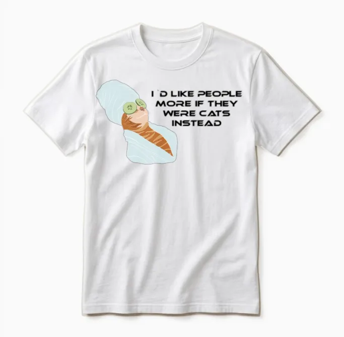 Funny Pictures Unisex T-Shirt in White