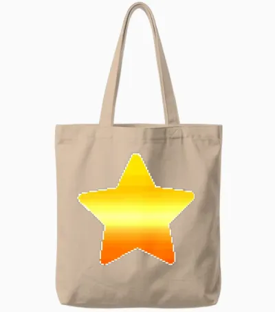 Retro Style 80s-90s. Tote Bags - Natural