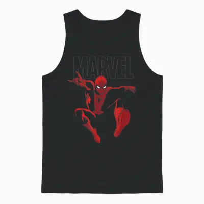 Marvel Spider-Man Strike Unisex Tank Top - Black