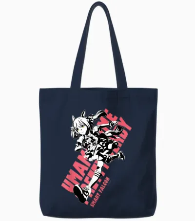 Umamusume: Pretty Derby Smart Falcon Tote Bags - Navy