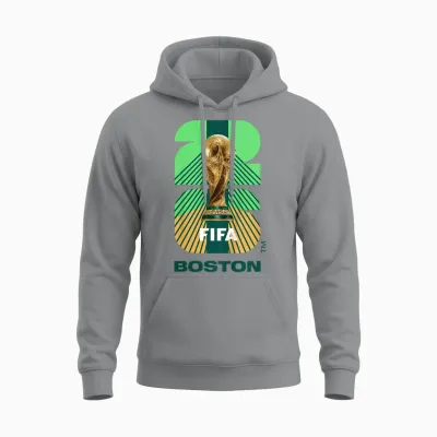 Enfant Coupe Du Monde Fifa 26 Boston Trophy Couleur Unisex Hoodie - Sport Grey
