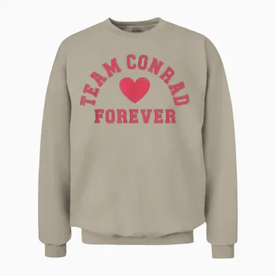 Team Conrad Retro Forever Vintage Unisex Sweatshirt - Sand