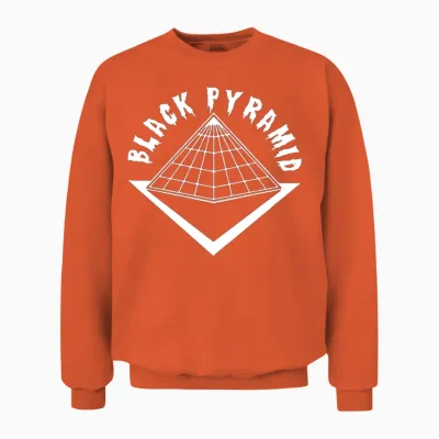 New Design Black Pyramid Best Seller Unisex Sweatshirt - Orange