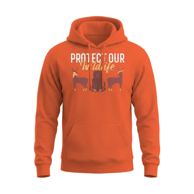 Animal Lover Wildlife Rehabilitator Unisex Hoodie - Orange