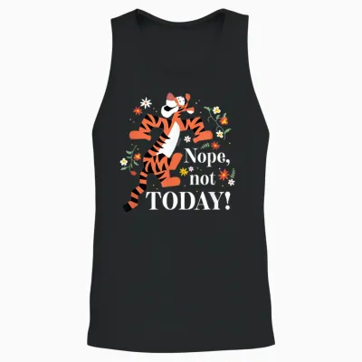 Winnie the Pooh - Tigger Nope Not Today Unisex Tank Top - Black