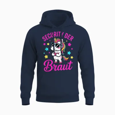 Security of the Bride Stag Party Unisex Hoodie - Navy