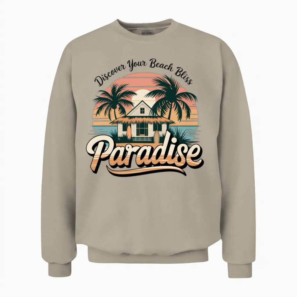 Beach Paradise - Summer & Unisex Sweatshirt in Sand
