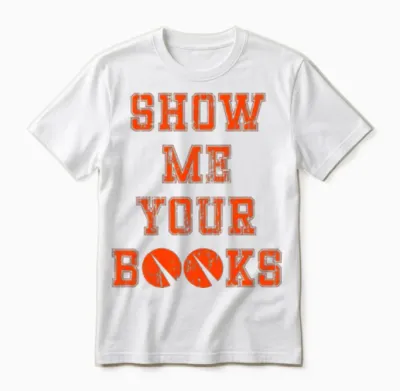 Show Me Your Books Unisex T-Shirt - White