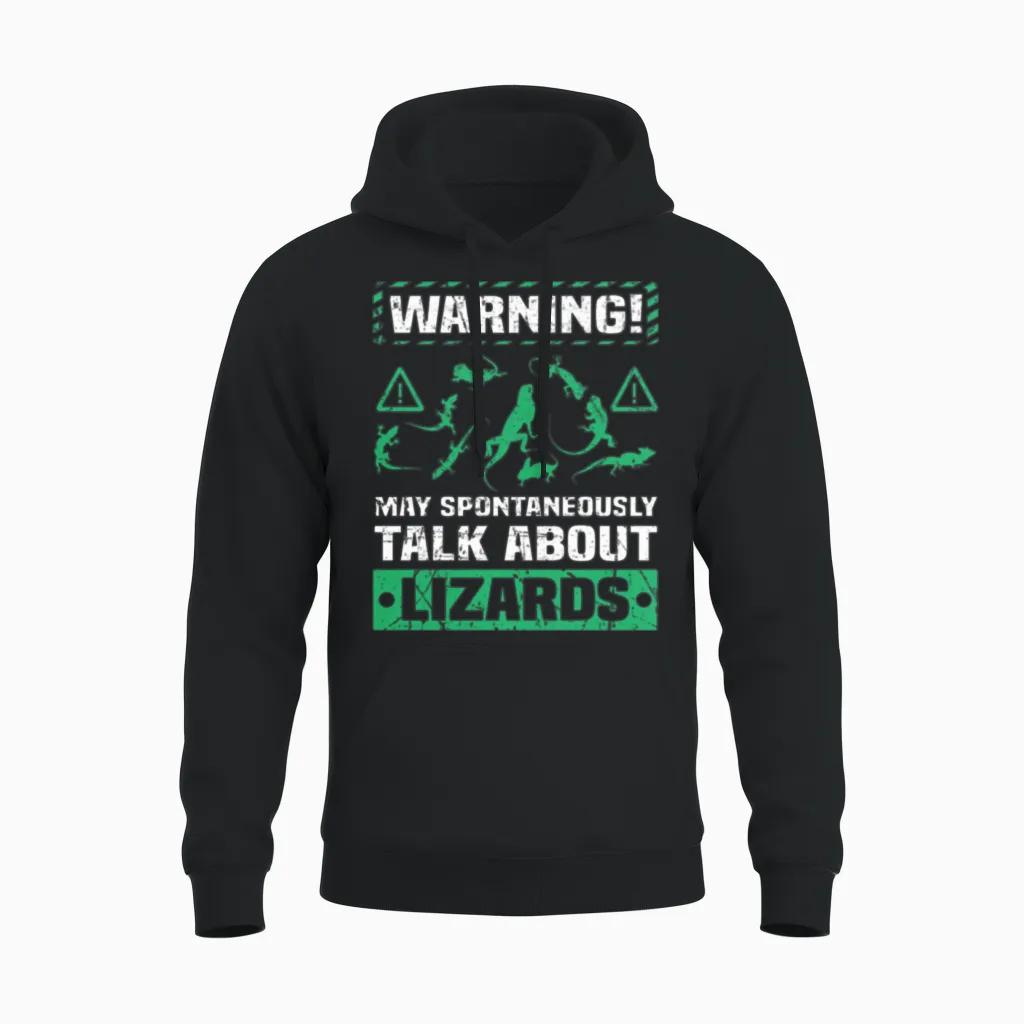 Funny Reptile Lizard - Reptiles & Exotics Unisex Hoodie in Black