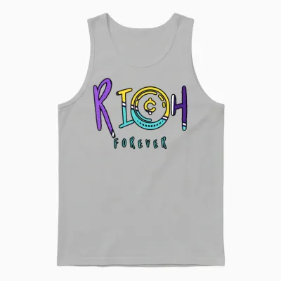 Richforever Retro Unisex Tank Top - Ash