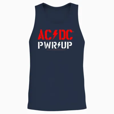 Ac/dc Pwr Up North American Tour Dates Back to 2025 Unisex Tank Top - Navy