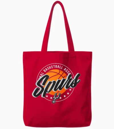 Ballon Officiel Nba San Antonio Spurs All Ball Tote Bags - Red