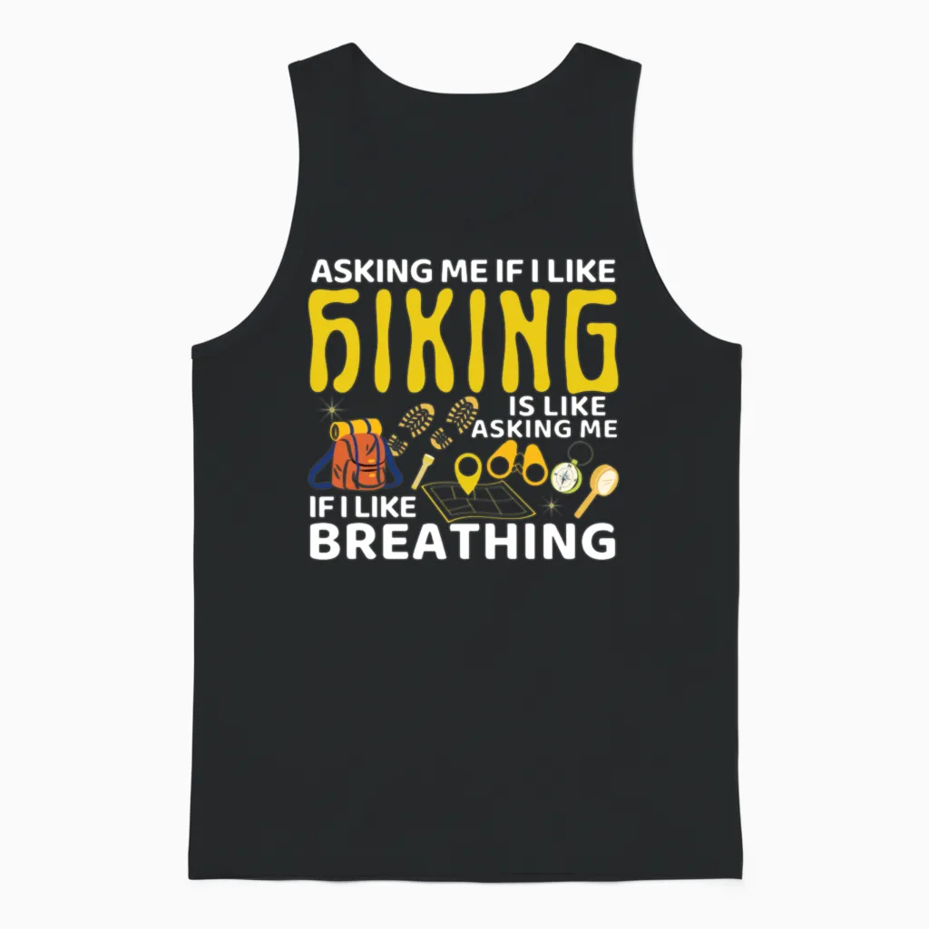 Hiking Lovers,hiking Quote,hiking Gifts Unisex Tank Top in Black