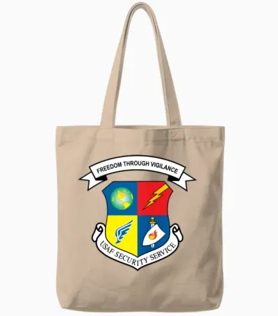 Usafss Emblem Tote Bags - Natural