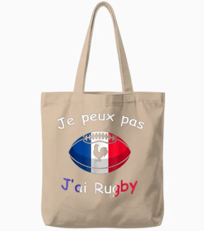 Rugby – I Can Not Have Rugby – Rugby Player Gift Tote Bags - Natural