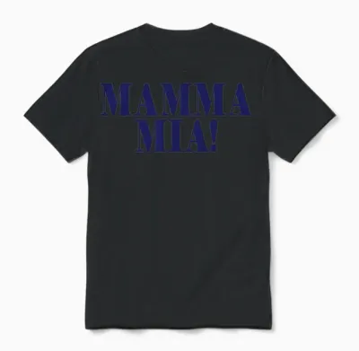 Mamma Mia Unisex T-Shirt - Black