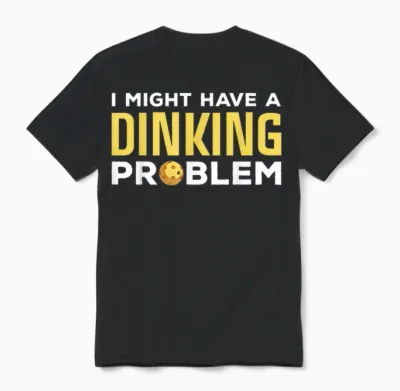 Cool Pickleball Design for Men Women Dink Pickleball Player Unisex T-Shirt - Black