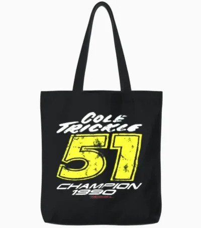 51 Cole Trickle Logo Tote Bags - Black