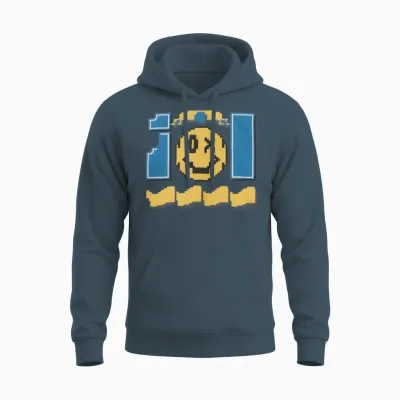 Retro 90s Unisex Hoodie - Dark Heather